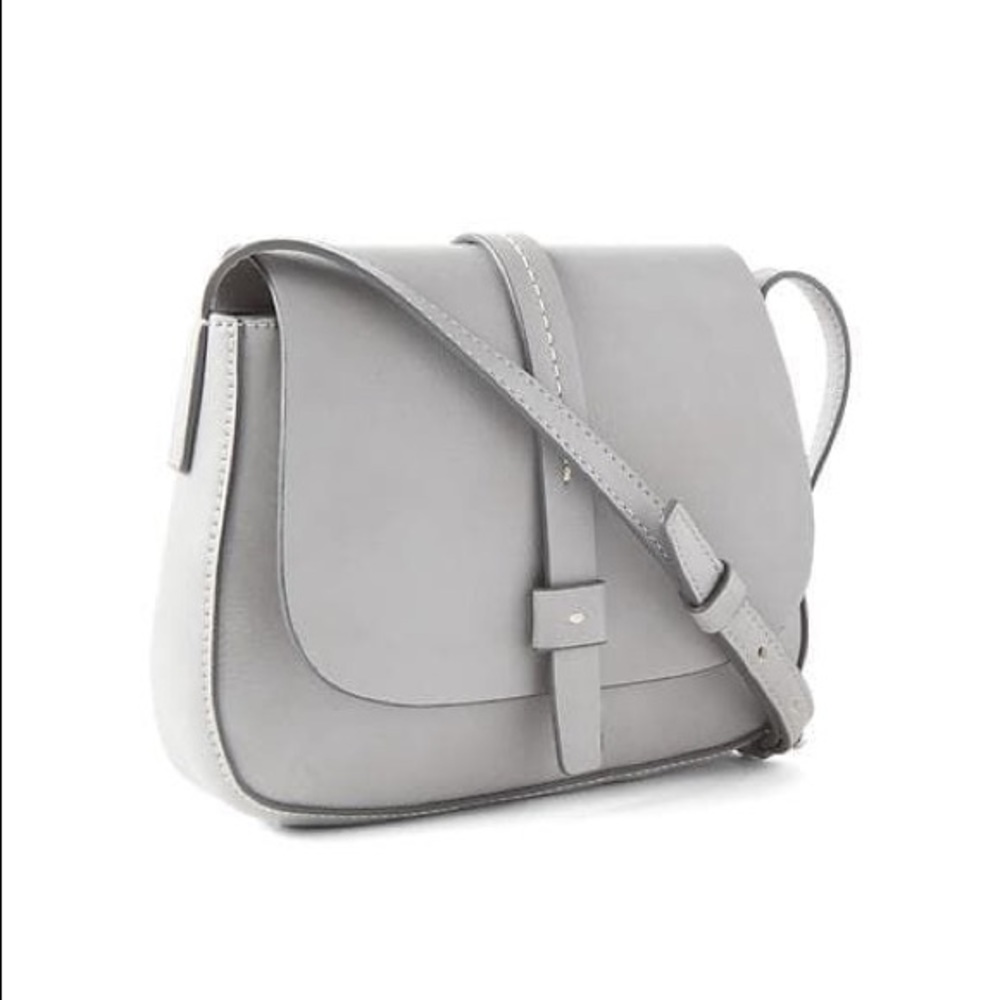 Gap Crossbody Saddle Bag Pilot Gray BRAND NEW